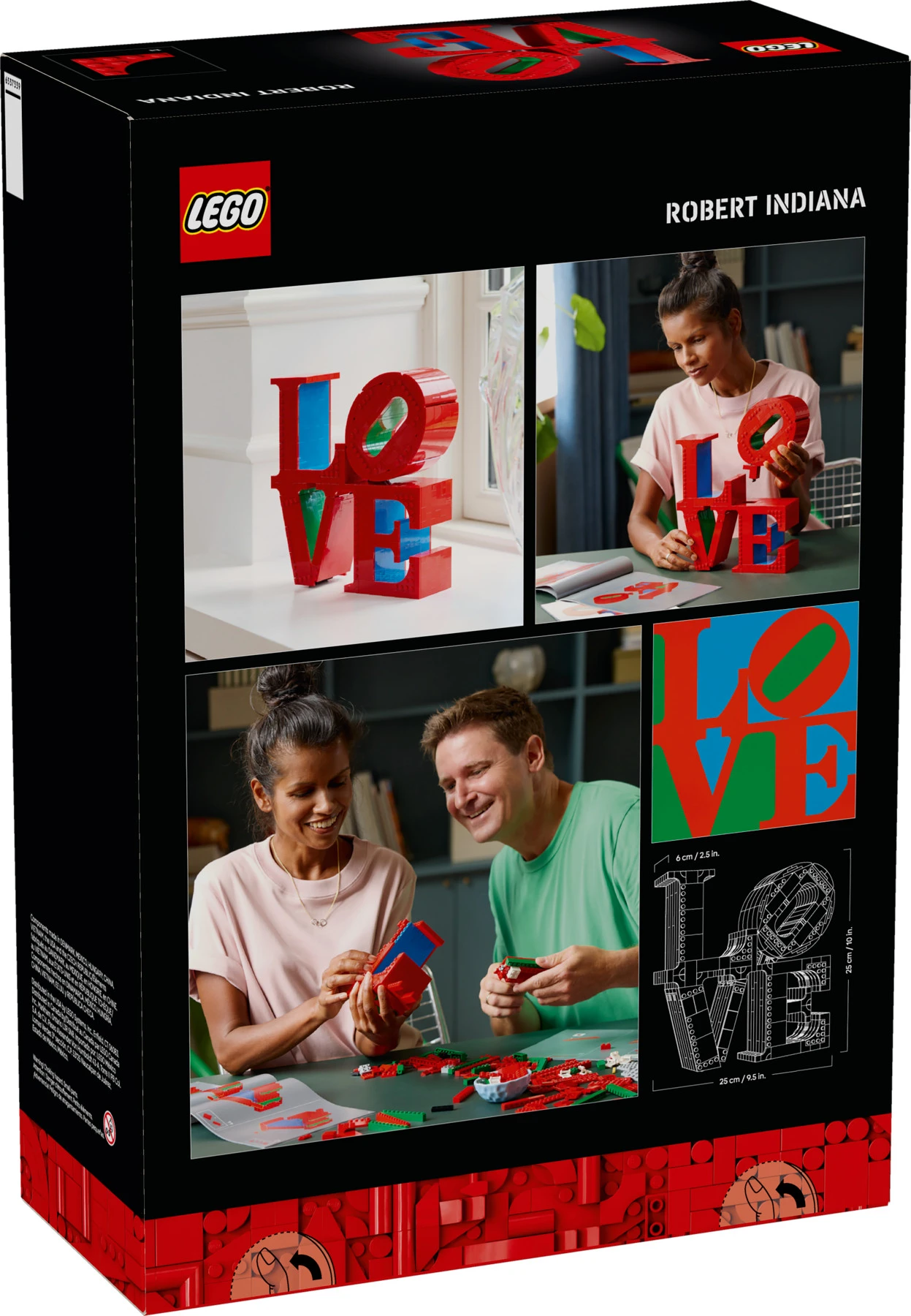 Конструктор LEGO Art "Love" (31214) – набір для творчості з елементами мистецтва