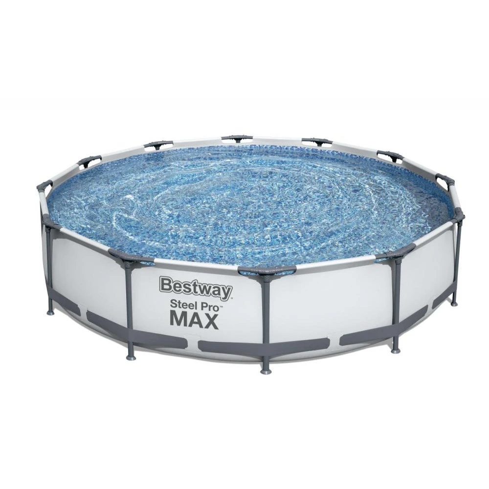 Каркасний басейн Bestway Steel Pro MAX 366х76 см (6473 л) для дорослих та дітей (56416)