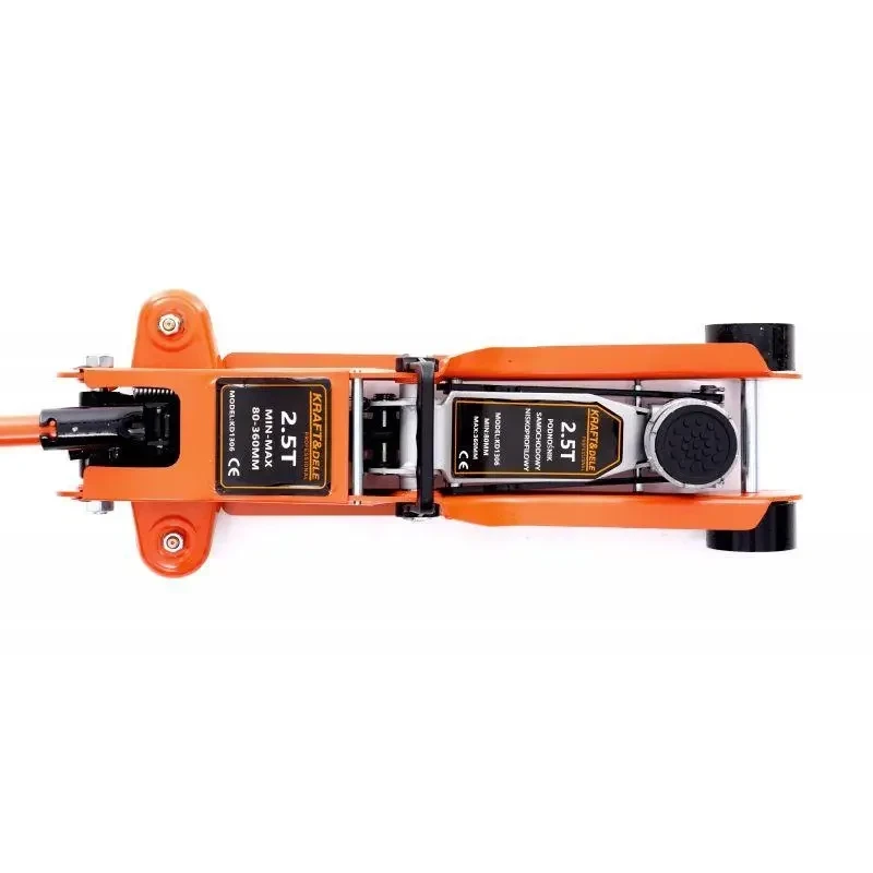 Підкотний низькопрофільний домкрат 80-360 мм 2.5 T kraft&dele KD1306