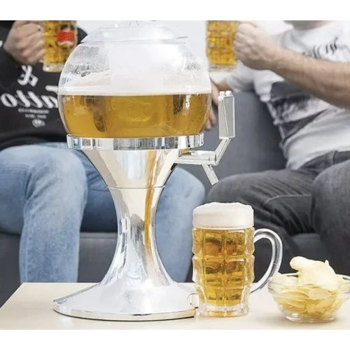 Великий диспенсер-наливайка для напоїв "Beer Tower" | 3,5 л | Ємність для льоду | Для пива, вина, коктейлів