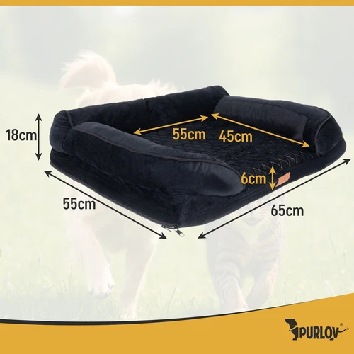 Ортопедична лежанка для собак та котів Purlov S-size