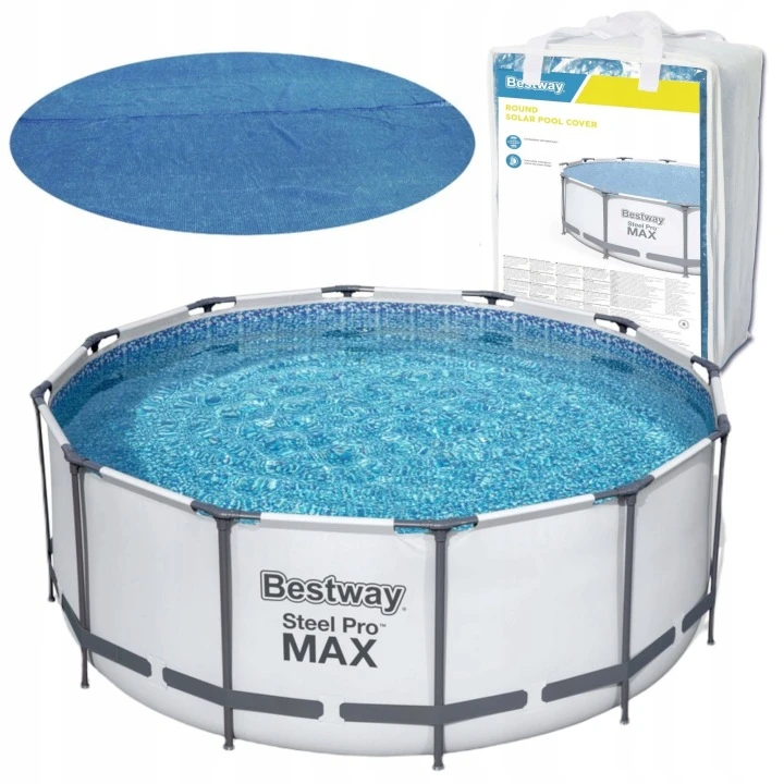 Солярна плівка Bestway 58242 для басейнів діаметром 366 см (теплозберігаюче накриття )