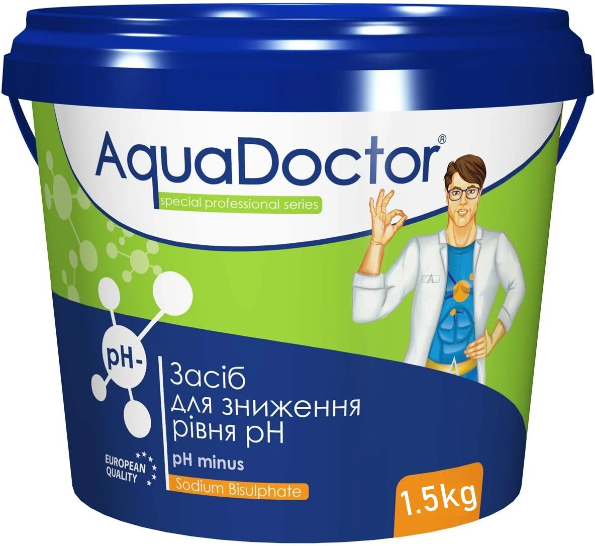 Засіб для зниження рівня pH AquaDoctor pH Minus 1,5 кг