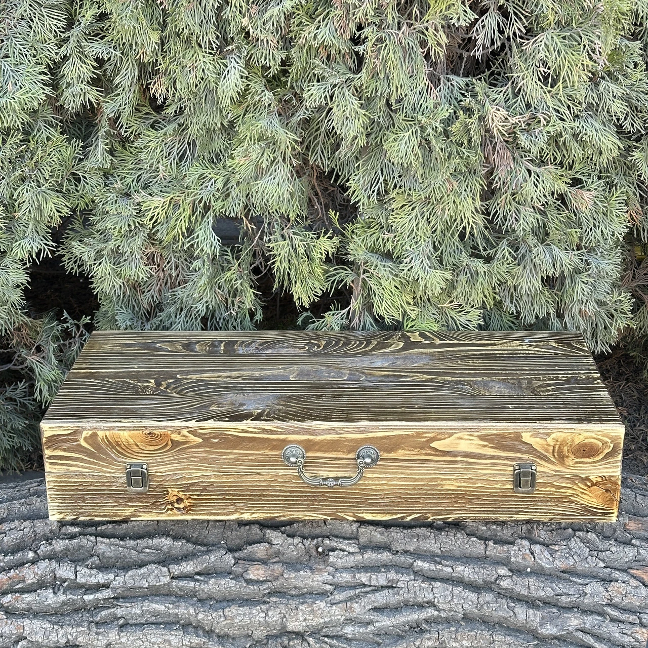 Подарунковий набір шампурів у кейсі «Магнат» (41 предмет) - Світла структура дерева