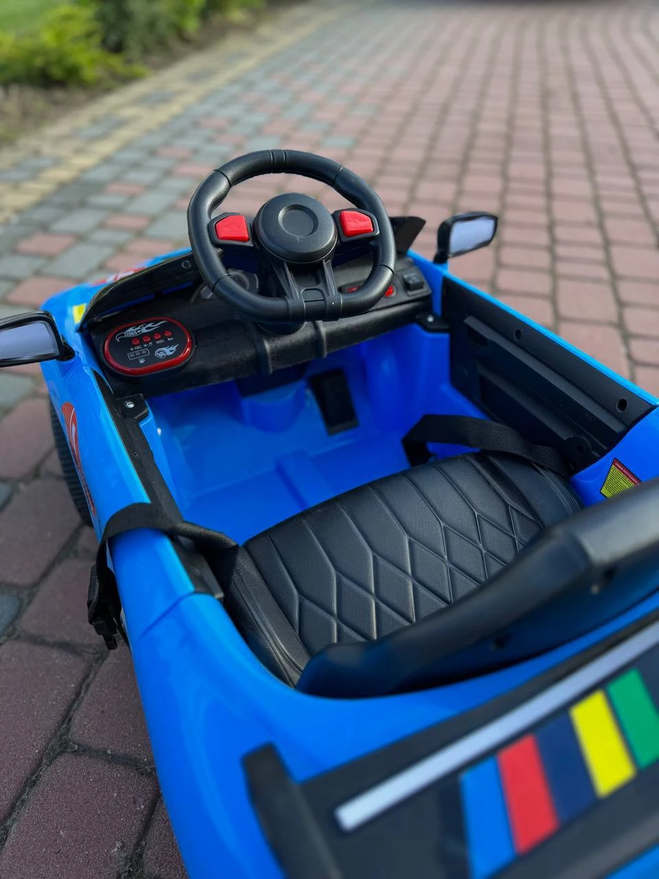 Дитячий спортивний електромобіль-кабріолет «Prima Speedster Cabrio» 6V з пультом (Синій)