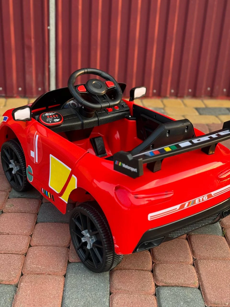 Дитячий спортивний електромобіль-кабріолет «Prima Speedster Cabrio» (Червоний)