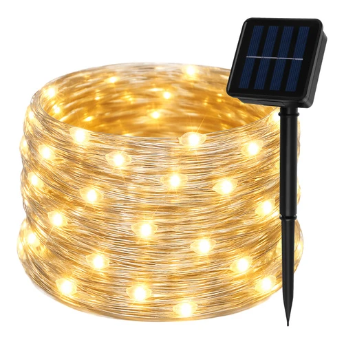 Сонячна гірлянда вулична на 15 м, 150 LED Gardlov LigtMax — Вуличне світлодіодне освітлення, водстійка IP44