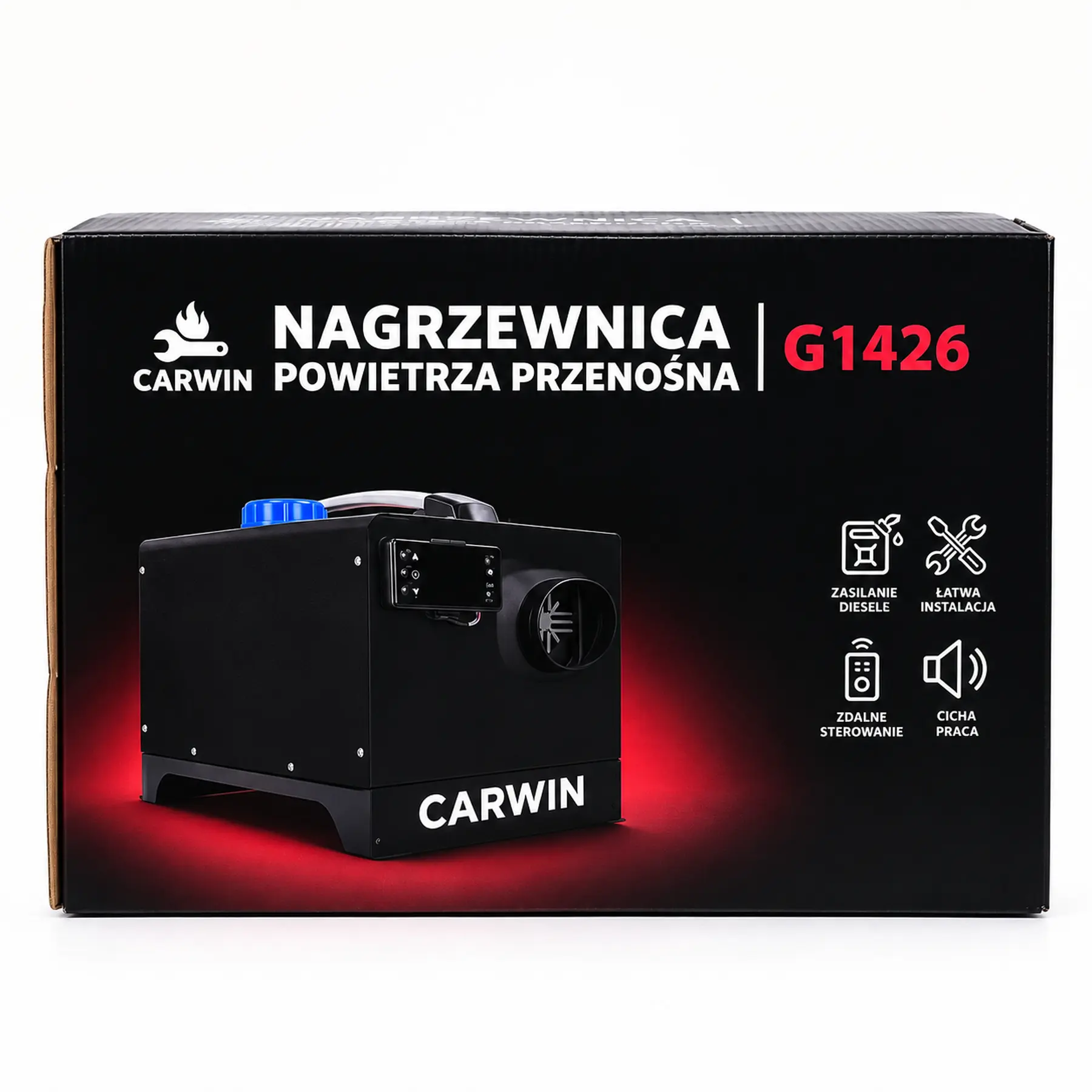 Автономний дизельний обігрівач CARWIN 12 кВт 12/24 В з пультом ДК для автомобіля та приміщень WEBASTO (вебасто)