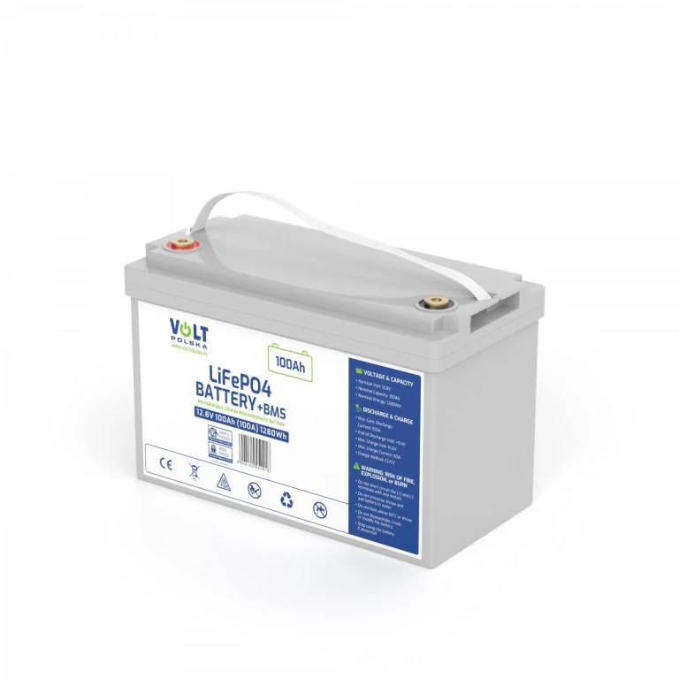 Акумуляторна батарея LiFePO4 Volt Polska  12,8V 100Аг (100А) + BMS