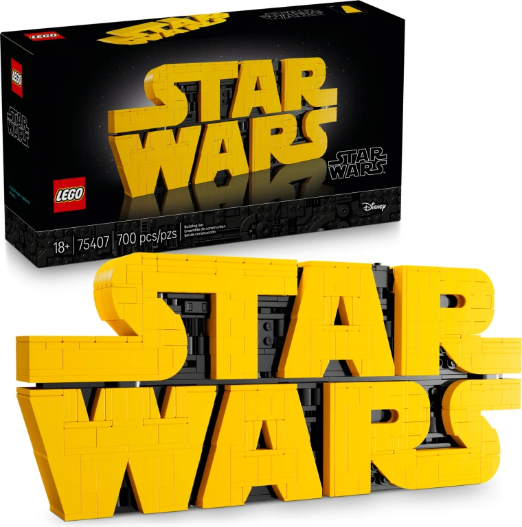 Блоковий конструктор LEGO Star Wars Star Wars логотип з кубиків (75407)
