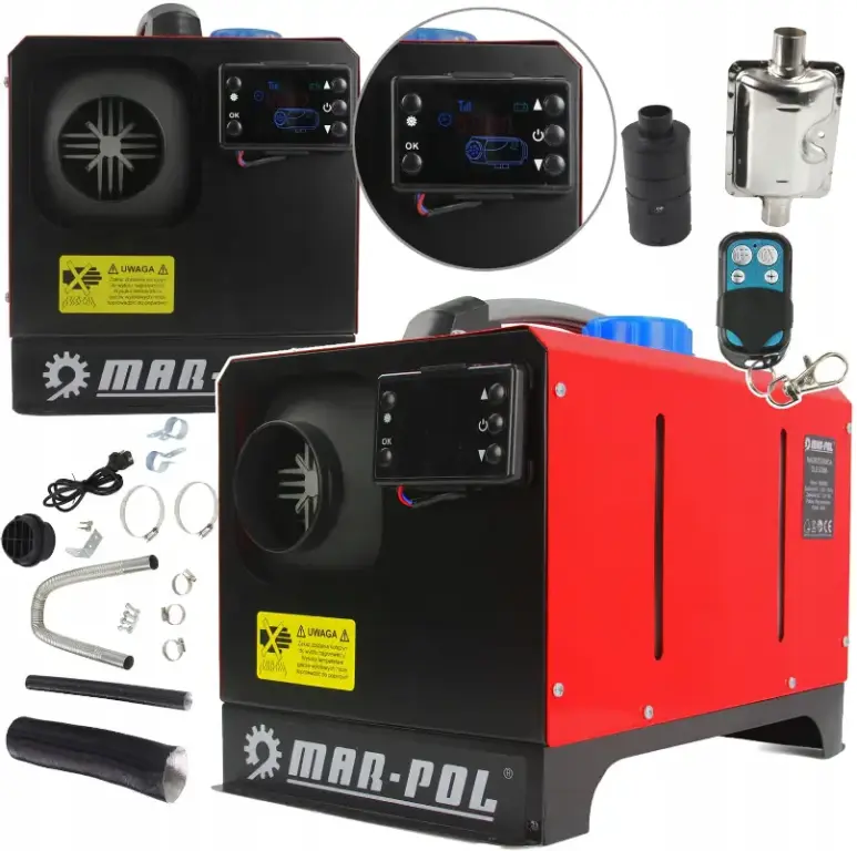 Автономний дизельний обігрівач тип Webasto 8 кВт 12/220V MAR-POL 8KW