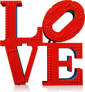 Конструктор LEGO Art "Love" (31214) – набір для творчості з елементами мистецтва