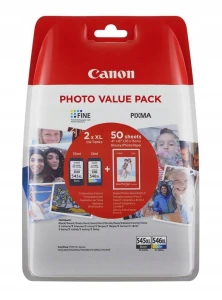 Комплект струменевих картриджів високої місткості Canon PG-545XL/CL-546XL + 50 аркушів фотопаперу 10х15