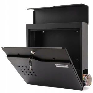 Поштова скринька для листів і газет VERDA SN3680-2 ЧОРНА