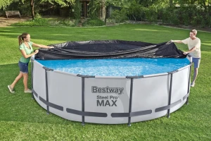 Захисне покриття Bestway 58037 тент для каркасного бассейна діаметр 366см