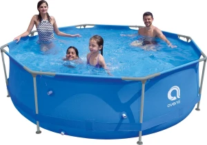 Круглий каркасний басейн Avenli MAX 17в1 (305 x 76 см) для дорослих і дітей,  Синій