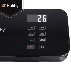Вакууматор для продуктів з вагою, ножем, 5 пакетів та плівка Ruhhy Black Line