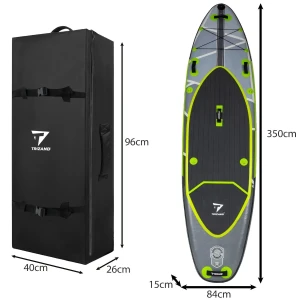 SUP Дошка з веслом Trizand MAX 350 см повний комплект 10 в 1