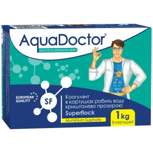 Коагулюючий засіб у картриджах AquaDoctor Superflock (Коагулянт)