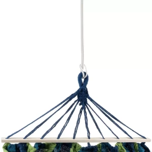Садовий гамак 260х160 для двох осіб Gardlov MAX Green/Blue
