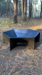 Кострова чаша Aura 100х100х30см 4мv сталь