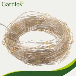 Сонячна гірлянда вулична на 15 м, 150 LED Gardlov LigtMax — Вуличне світлодіодне освітлення, водстійка IP44