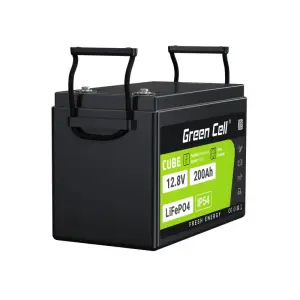 Акумулятор LiFePO4 Green Cell CUBE 12.8V 200Ah 2560Wh