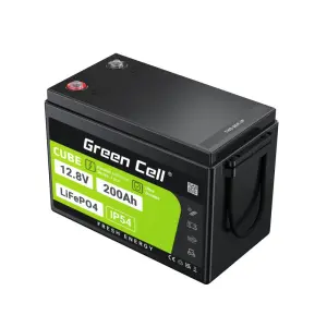 Акумулятор LiFePO4 Green Cell CUBE 12.8V 200Ah 2560Wh